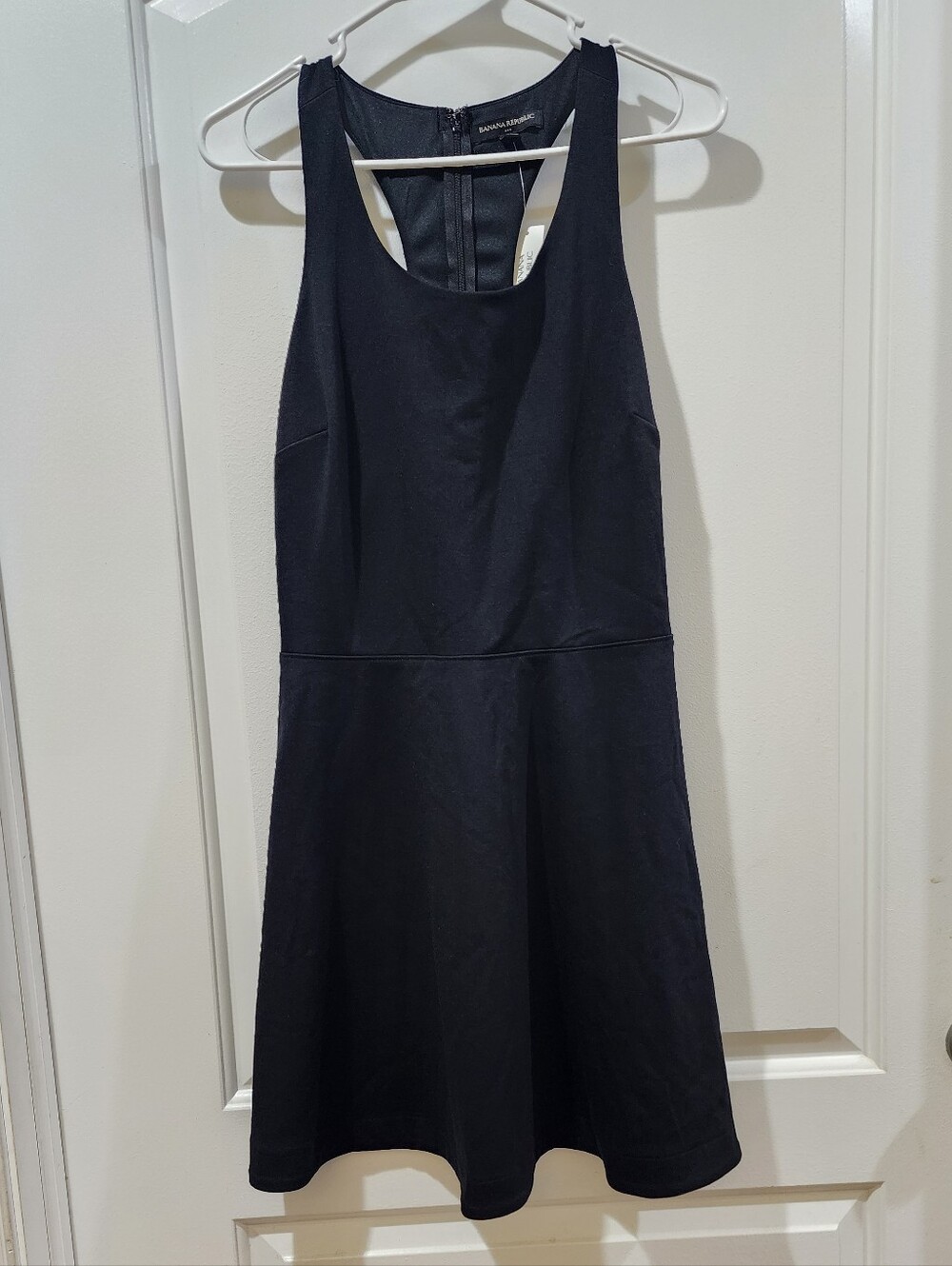 NWT Banana Republic Women's Sleeveless Racerback Knee Length Skater Dress Size 8